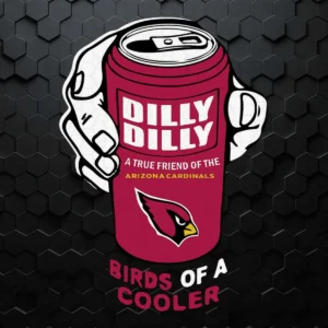 Bud Light- Dilly Dilly Arizona Cardinals Birds Of A Cooler SVG
