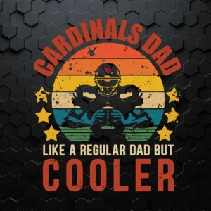Cardinals Dad Like A Regular Dad But Cooler SVG