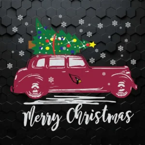 Christmas Tree For Arizona Cardinals And Trucker Lovers SVG