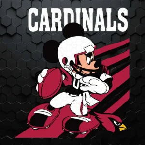 Disney Mickey Mouse Love Arizona Cardinals SVG