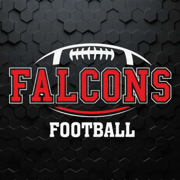 Falcons SVG Football Download Distressed PNG