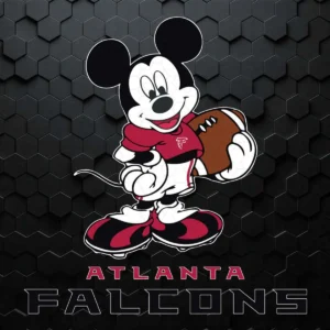 Football Atlanta Falcons Cheerful Mickey Mouse SVG