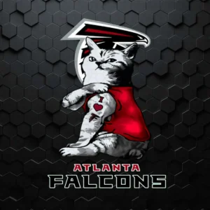 Football My Cat Loves Atlanta Falcons SVG