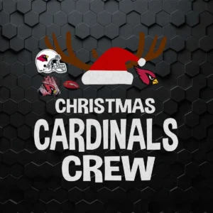 Happy Christmas Cardinals Crew Logo PNG File