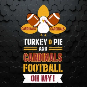 Happy Thanksgiving With Arizona Cardinals SVG