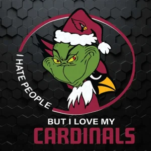 I Hate People But I Love My Arizona Cardinals SVG