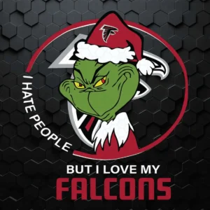 I Hate People But I Love My Atlanta Falcons SVG