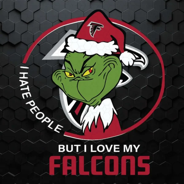 I Hate People But I Love My Atlanta Falcons SVG