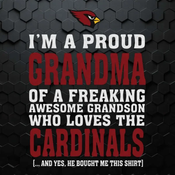 I'm A Proud Arizona Cardinals Grandma SVG Mother's Day