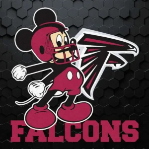 Mickey Atlanta Falcons Football Team SVG