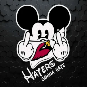 Mickey Haters Gonna Hate Cardinals SVG