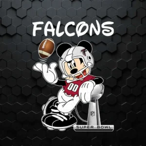 Mickey Mouse Atlanta Falcons SVG