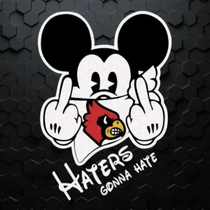 Mickey Mouse Disney Haters Gonna Hate Cardinals SVG