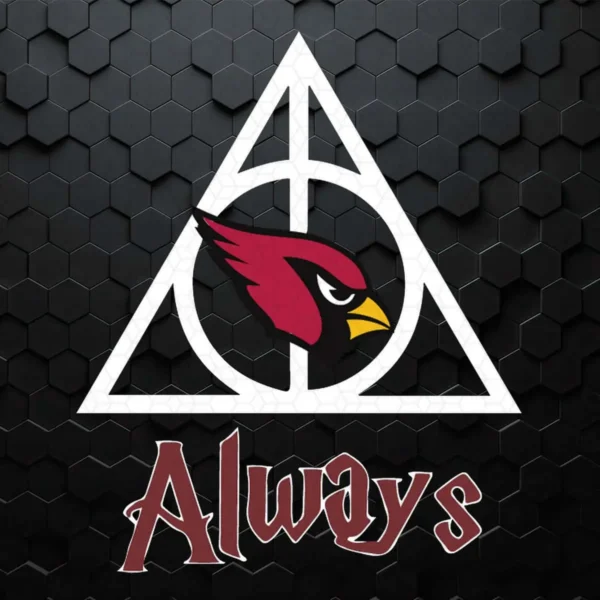 NFL Arizona Cardinals Deathly Hallows Always Harry Potter SVG