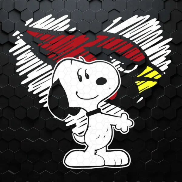 NFL Arizona Cardinals Snoopy In My Heart Football SVG