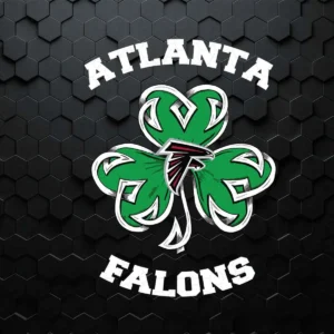 Shamrock Football St Patricks Day Atlanta Falcons SVG