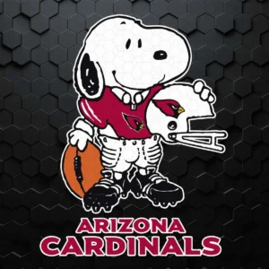 Snoopy A Strong And Proud Arizona Cardinals Player NFL SVG