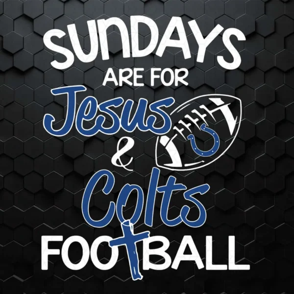 Sundays Are For Jesus And Cardinals Football Team SVG