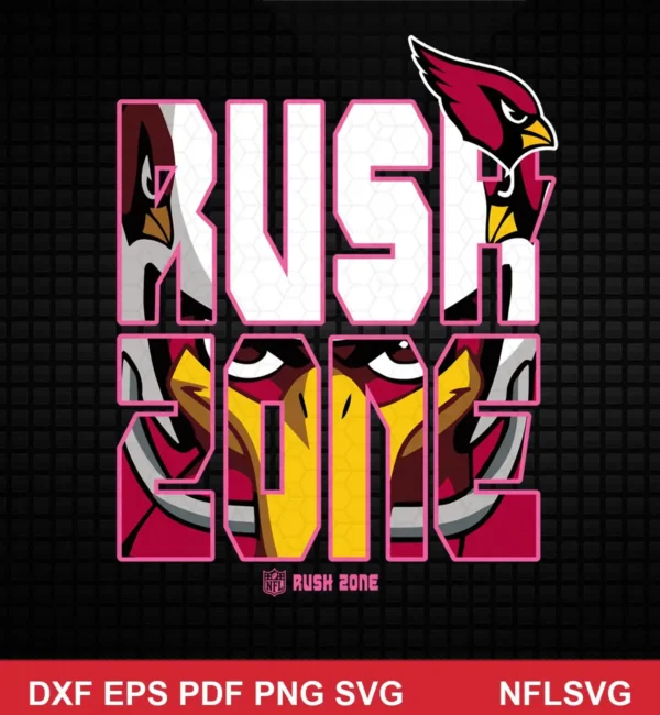 modern and bold NFL bold design expressing team pride for Cricut and Silhouette cutting machines