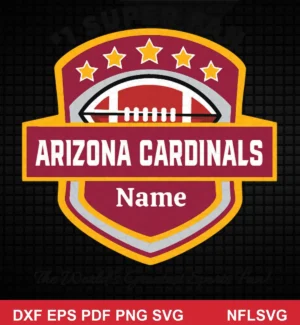 modern NFL logo design expressing team pride for Cricut and Silhouette cutting machines