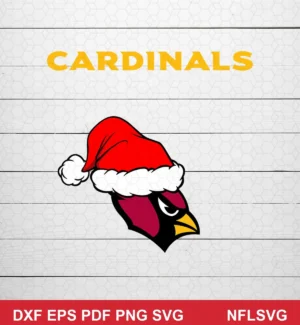 modern NFL logo design expressing festive for Cricut and Silhouette cutting machines