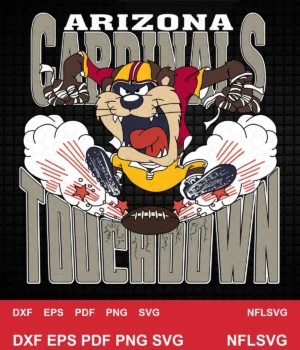 cartoon NFL classic design expressing celebration for Cricut and Silhouette cutting machines