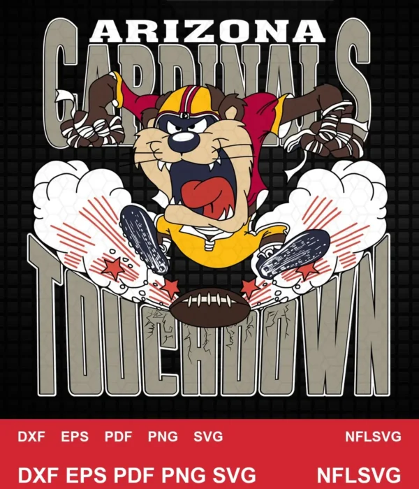 cartoon NFL classic design expressing celebration for Cricut and Silhouette cutting machines
