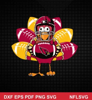 cartoon NFL classic design expressing celebration for Cricut and Silhouette cutting machines