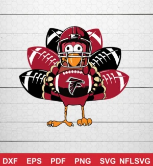 cartoon NFL classic design expressing playfulness for Cricut and Silhouette cutting machines