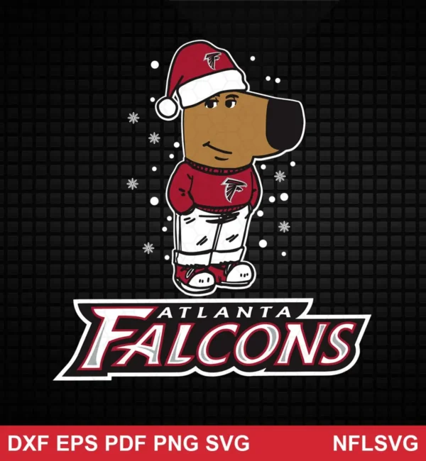 cartoon NFL mascot design expressing festive for Cricut and Silhouette cutting machines