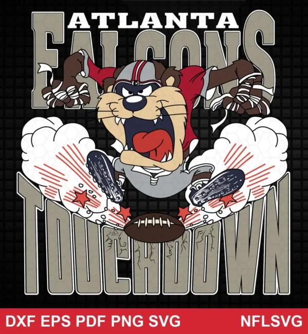 cartoon NFL classic design expressing excitement for Cricut and Silhouette cutting machines