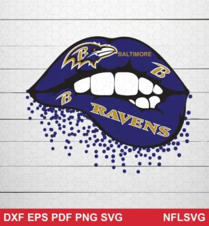 modern and bold NFL bold design expressing team pride for Cricut and Silhouette cutting machines