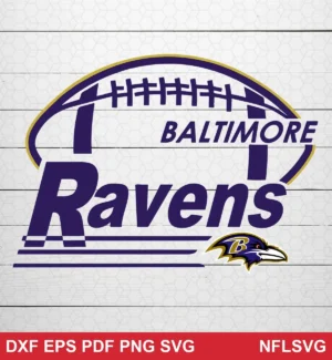 modern NFL logo design expressing team pride for Cricut and Silhouette cutting machines