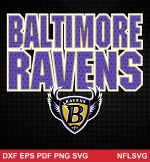 modern NFL logo design expressing team pride for Cricut and Silhouette cutting machines