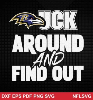 modern NFL bold design expressing mockery for Cricut and Silhouette cutting machines