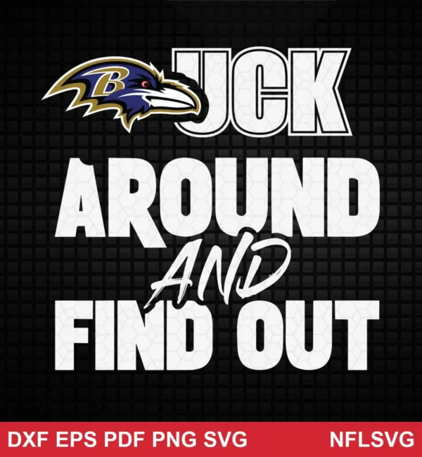 modern NFL bold design expressing mockery for Cricut and Silhouette cutting machines