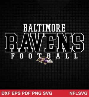 modern NFL logo design expressing neutral for Cricut and Silhouette cutting machines