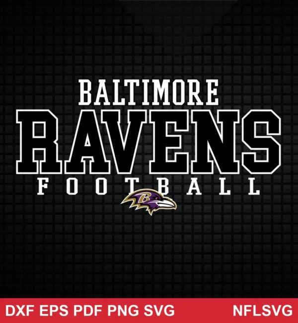 modern NFL logo design expressing neutral for Cricut and Silhouette cutting machines