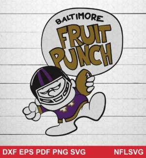 cartoon NFL classic design expressing playfulness for Cricut and Silhouette cutting machines