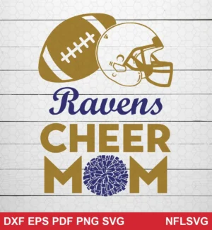 modern NFL classic design expressing team pride for Cricut and Silhouette cutting machines