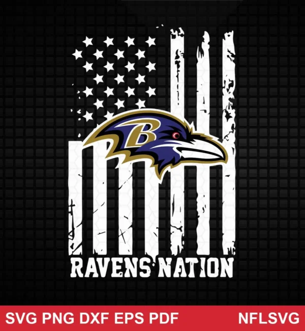 distressed vintage NFL distressed design expressing pride for Cricut and Silhouette cutting machines