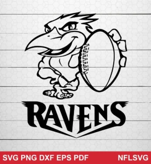 cartoon NFL classic design expressing dominance for Cricut and Silhouette cutting machines
