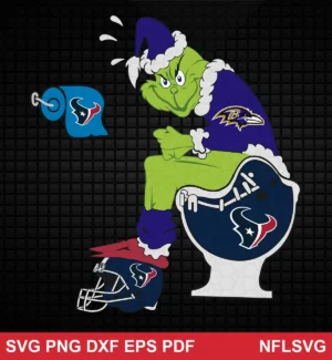 cartoon NFL classic design expressing mockery for Cricut and Silhouette cutting machines