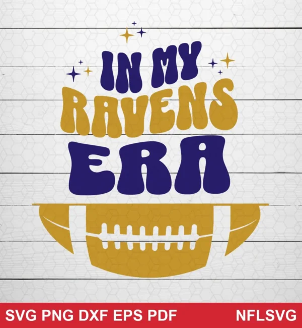 modern and playful NFL classic design expressing team pride for Cricut and Silhouette cutting machines