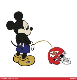 cartoon, modern, satirical Baltimore Ravens SVG helmet design expressing mocking, dominance, rivalry pride for Cricut and Silhouette cutting machines