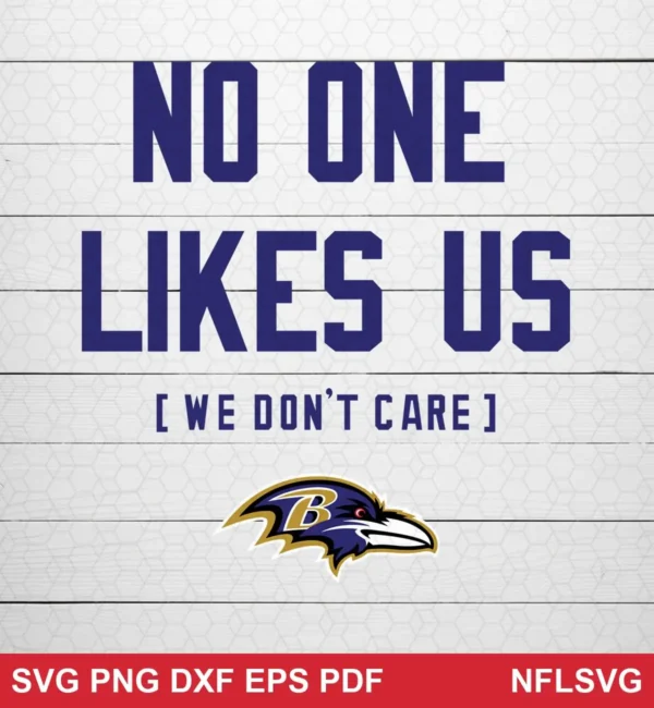minimalist text-based with team logo, modern clean typography Baltimore Ravens SVG classic design expressing defiant pride for Cricut and Silhouette cutting machines