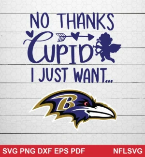 modern cartoon with playful typography and simple graphic elements Baltimore Ravens SVG classic design expressing humorous and football-focused for Cricut and Silhouette cutting machines