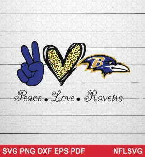 modern cartoon with playful, symbolic icons Baltimore Ravens SVG classic design expressing positive, peaceful, affectionate for Cricut and Silhouette cutting machines