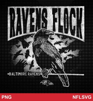 vintage, monochrome, distressed texture with halftone shading Baltimore Ravens SVG classic design expressing team pride and unity for Cricut and Silhouette cutting machines