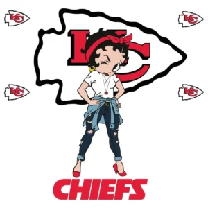 modern with a playful vintage twist Chiefs classic SVG design showing excitement and pride for Cricut and Silhouette cutting machines
